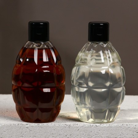 Gift set of cosmetics "Real Defender", shower gel 300 ml and 300 ml shampoo, Hard Line-2