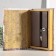 Safe-book wood, leatherette, Dragonfly and Flowers mirror 24x16x5 cm