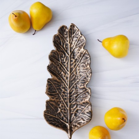 Daille of the Golden Leaf, 37 × 14 cm, bronze color.-6