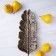 Daille of the Golden Leaf, 37 × 14 cm, bronze color.