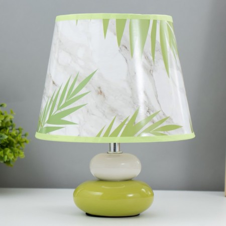 Board Lamp "Leaves" E14 15W white-green Risalux