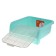 Tuel for dogs with high sides and a removable mesh 42x41x16 cm, green