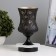 Aroma lace with backlight "Leaves" GU10 35W+RGB black 11x11x23 cm