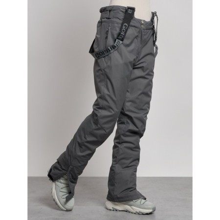 Semi -combinezone ski insulated female winter, size 44, color gray color-10