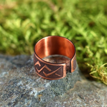 The amulet ring "Star", copper, d = 17-23 mm-1