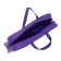 Folder with A4 handles, 360 x 270 x 80 mm, textile, inner pocket, purple 1Sh48
