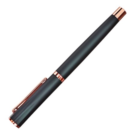 Handle Gift Roller in the leatherette case Case softach housing green/copper-1