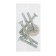 Loop for a plastic door, up to 120 kg, white