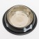 A bowl with a non -slip base with a print, 445 ml, black