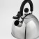 A stainless steel kettle with a whistle, 1.8 liters, induction