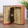 Safe wood leather "Best of the best" 21x13x5 cm