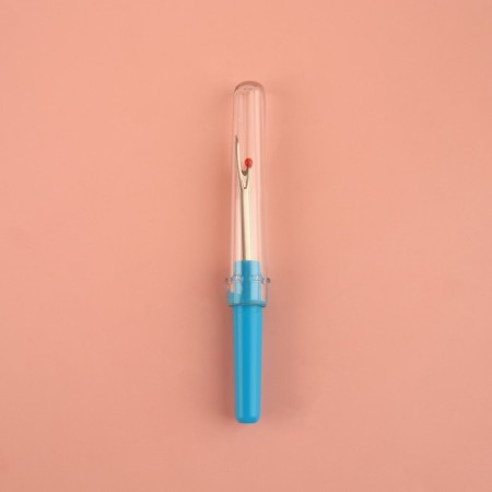 A taper with a cap, 7 cm, blue color-3
