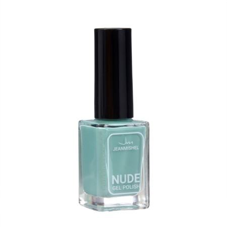 Nail polish with Nude Collection gel effect, tone 370, light opal-green, 12 ml-1