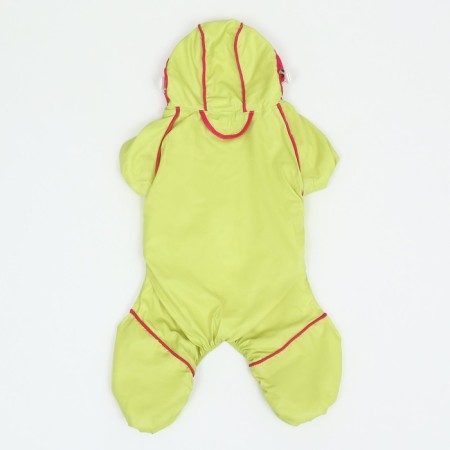 Combiason for dogs, demi -season with a bag, size M (DS 29, OG 37, Osh 27 cm), light green-11