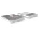 Subject notebook, 48 sheets, ruler, literature Erichkrause "Persons", Plastic Cover Silkography, Bloc Offset Beliac 100%, Info-block