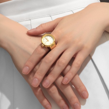 Ring "Time" watch circle, color gold