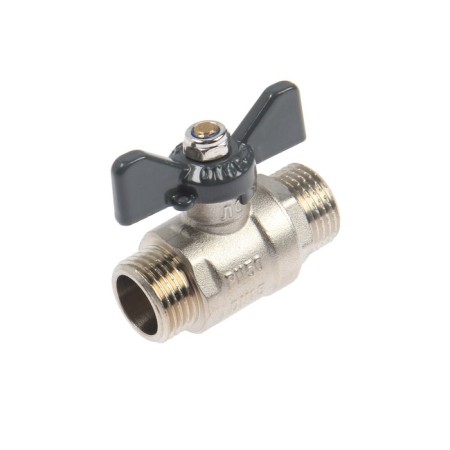 Ballic Aqualink, Pn 50, external/outer thread 1/2 ", butterfly, nickel.