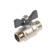 Ballic Aqualink, Pn 50, external/outer thread 1/2 ", butterfly, nickel.
