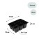 Cassette for seedlings, 9 cells, 80 ml, plastic, black, 18 × 13 × 6 cm, Greengo