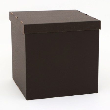 Box for balloons, black 60 x 60 x 60 cm