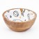Wooden bowl with a pattern inside 250 ml