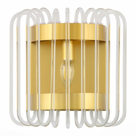 Sconces st. SL1228.201.01. Grosseto. 1x40 W, E14, 30x35 cm, golden color-3