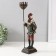 Polystone Climber "Rooster in the Military Camisole" 12x11x37.5 cm