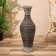 Vase wicker, floor 25x25x65 cm (+/- 5cm)