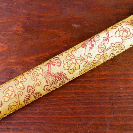 Suv. Product Katana 3V1 on a stand, scabbard fabric, dragons gold on beige 47/70/89cm-4