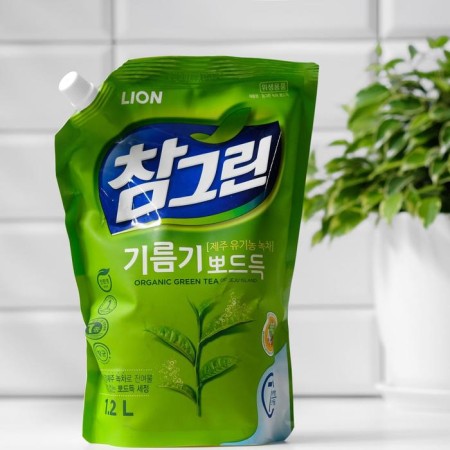 Washing dishes CJ Lion Chamgreen "Green Tea", 1.2 l