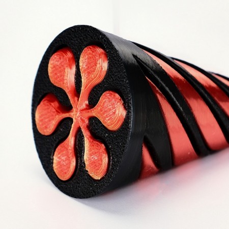 Developing toy "cone", color mix-3