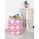 Basket for toys "Heart in a cage, size 35x35 cm
