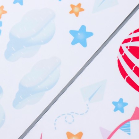 Sticker plastic interior color "air transport" 30x60 cm set 2 sheets-2