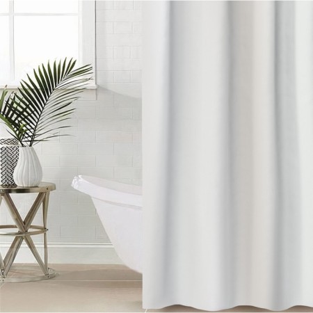 The bathroom curtains Mirage, 180 × 180 cm, white color