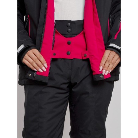 Ski costume female winter, size 44, black color-9