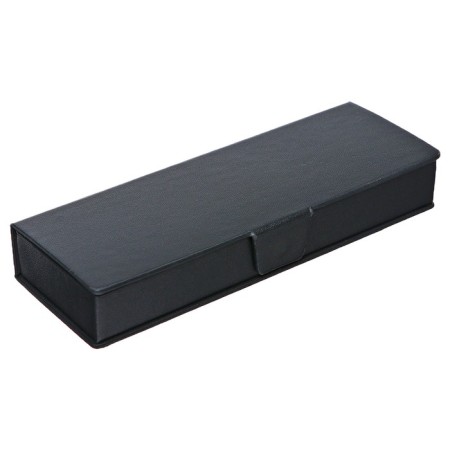 Switching handle, 1.0 mm, BrunovisConti verona, blue rod, metal case Soft Touch Black, in an eco -leather case-3