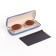 Case for glasses on the cracker, the color is blue