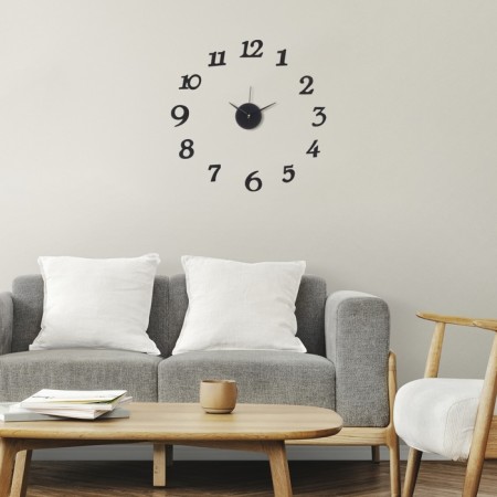 Walls Wall Interior, 3D "Yasmin", silent, sticker, large, D-45 cm-1