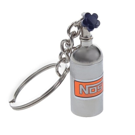 Cartage keychain, nitrogen oxide, metal, chrome-3