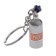 Cartage keychain, nitrogen oxide, metal, chrome