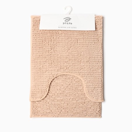 Set of bathroom rugs Ethel Bukley Color Bezh 2 pcs, 38x58 cm, 48x38 cm-5