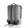Men's backpack on a zipper, 4 outer pockets, with USB, gray color