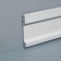 Skirting shock -resistant white 100x16x2000mm