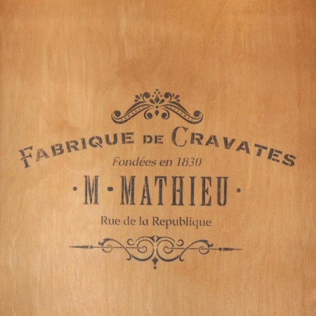 Wooden tray with decor, 40 × 30 × 7.5 cm, pine-3