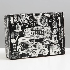 Gentlemen Gift box, 21 x 15 x 5.7 cm