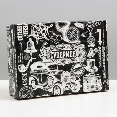 Gentlemen Gift box, 21 x 15 x 5.7 cm