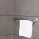 Holder for towels double, 60 cm, accoona a11107, color chromium