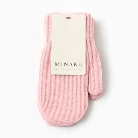 Baby mittens minku, pink color, 18 cm-3