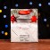 Laminated “New Year deer” package 11.5 x 14.5 x 6 cm