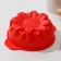 Baking uniform “Sunflower”, silicone, 15.3 × 13 cm, internal size 12 × 12 × 4.5 cm, red red color